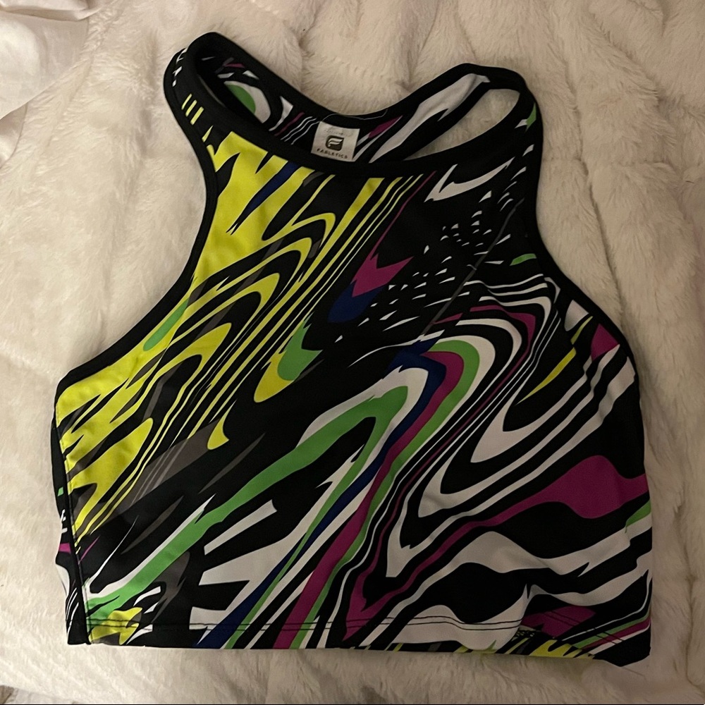 Fabletics Crop Tank With Built In Bra - image 3